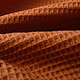 Oeko-Tex®  Wafel Katoen Oranje Brique