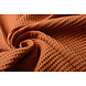 Oeko-Tex®  Nid d’Abeille Coton Orange Brique