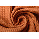 Oeko-Tex®  Nid d’Abeille Coton Orange Brique