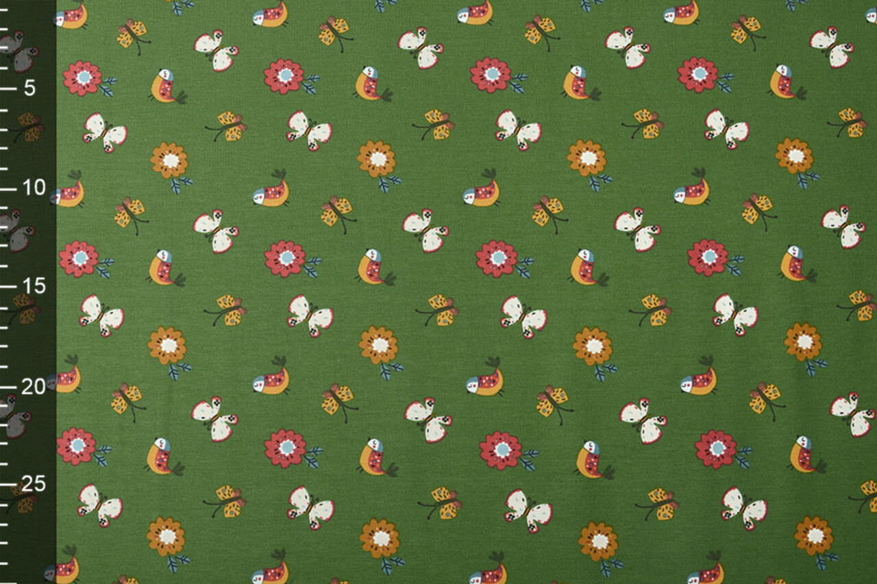 Oeko-Tex®  Baumwolljersey Fiep Grün