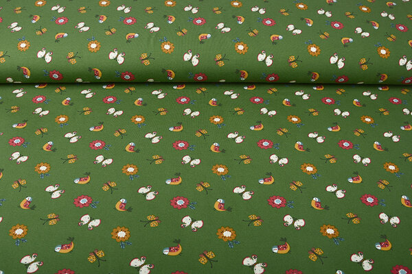 Oeko-Tex®  Baumwolljersey Fiep Grün Oeko-Tex®  Baumwolljersey Fiep Grün