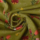 Oeko-Tex®  Cotton Jersey Gastropoda Moss Green Oeko-Tex®  Cotton Jersey Gastropoda Moss Green