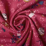 Oeko-Tex®  Baumwolljersey Gastropoda Fuchsia Oeko-Tex®  Baumwolljersey Gastropoda Fuchsia
