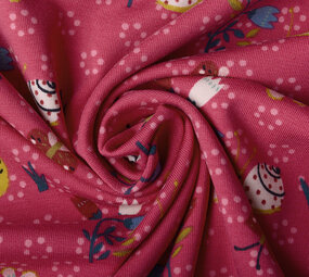 Oeko-Tex®  Cotton Jersey Gastropoda Fuchsia Oeko-Tex®  Cotton Jersey Gastropoda Fuchsia