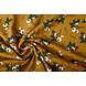 Oeko-Tex® Jersey de Algodón Hazal Mostaza Marrón Oeko-Tex® Jersey de Algodón Hazal Mostaza Marrón