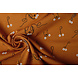 Oeko-Tex® Jersey de Algodón Muzieknoot Óxido Ladrillo Oeko-Tex® Jersey de Algodón Muzieknoot Óxido Ladrillo