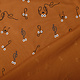 Oeko-Tex®  Cotton Jersey Music Note Rust Brique