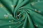 Jersey de Algodón Muzieknoot Verde Mar
