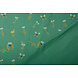 Oeko-Tex® Cotone Jersey Muzieknoot Verde Mare Oeko-Tex® Cotone Jersey Muzieknoot Verde Mare