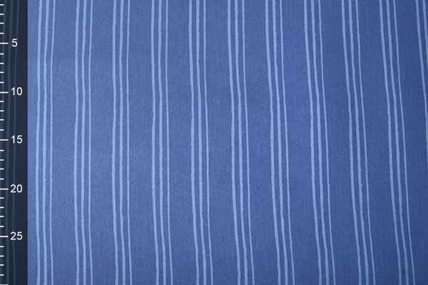 Twill-Baumwolle Streifen Blau Twill-Baumwolle Streifen Blau