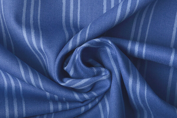 Cotton Twill Stripes Blue Cotton Twill Stripes Blue
