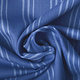 Cotton Twill Stripes Blue