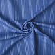 Cotton Twill Stripes Blue