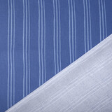Twill-Baumwolle Streifen Blau Twill-Baumwolle Streifen Blau