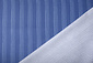 Cotton Twill Stripes Blue