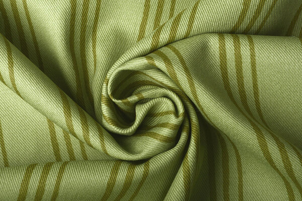 Cotone Twill Righe Verde