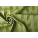 Coton Sergé Rayures Vert