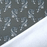 Oeko-Tex®  French Terry Tijger Grijs Oeko-Tex®  French Terry Tijger Grijs