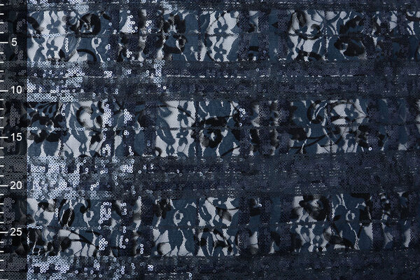 Lace Sequins Noralie Navy Black
