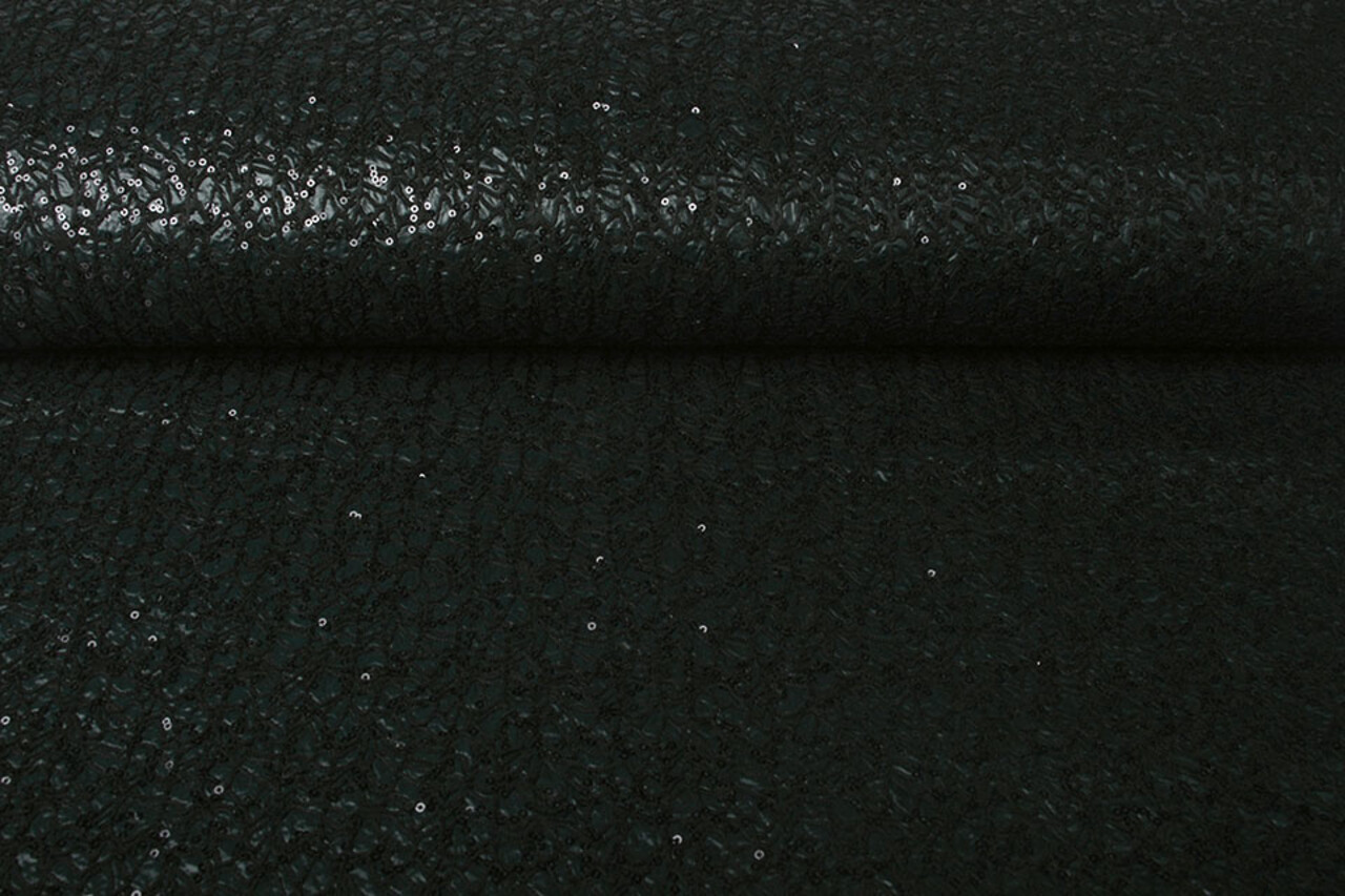 Paillettes sur Taffetas Novi Foncé Vert Ancien Paillettes sur Taffetas Novi Foncé Vert Ancien