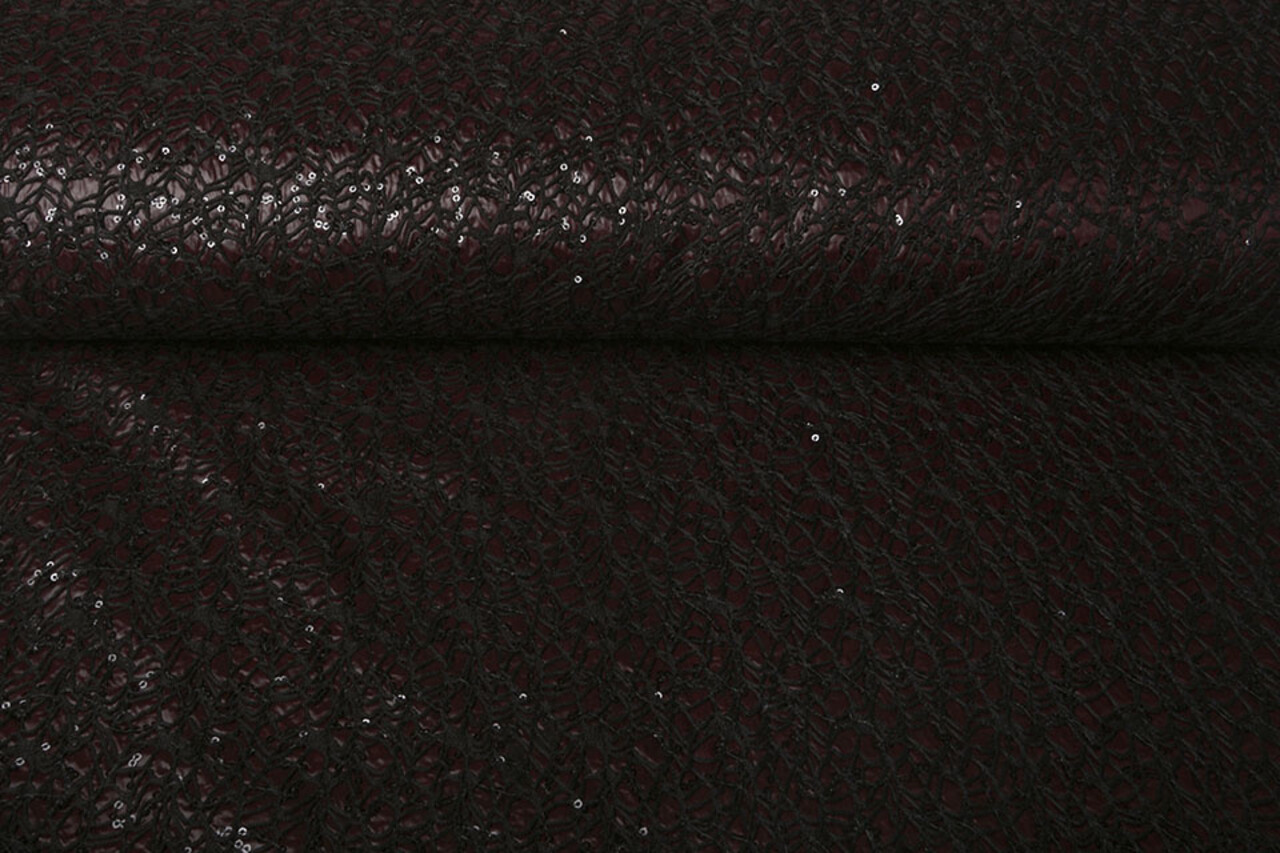 Paillettes su Taffetà Novi Bordeaux Paillettes su Taffetà Novi Bordeaux