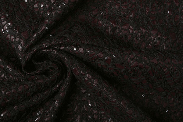 Sequins on Taft Novi Bordeaux