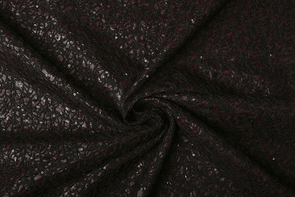 Sequins on Taft Novi Bordeaux