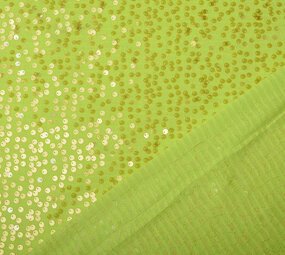 Sequins on Lurex Lisa Fluor Yellow