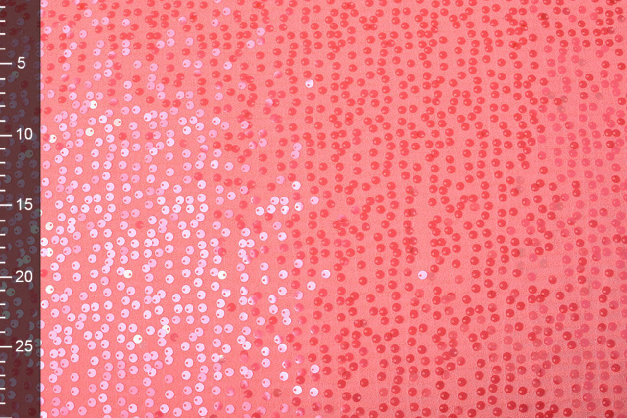 Sequins on Lurex Lisa Fluor Pink