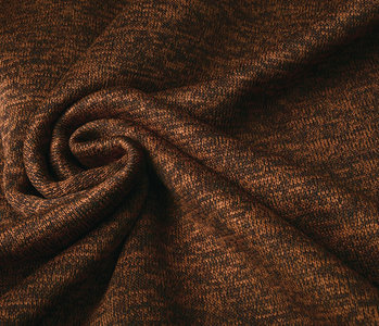 Strickfleece 3-Tone Mokka Braun