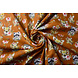 100% Digitale Cotone Bosdieren Fiori Mattone