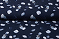 100% Imprimé Numérique Coton Kuifmees Bleu Marine 100% Imprimé Numérique Coton Kuifmees Bleu Marine