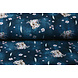 100% Digital Algodón Leeuwenwelpje Azul