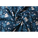 100% Digital Algodón Leeuwenwelpje Azul