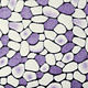 Coral Fleece Flagstones Purple