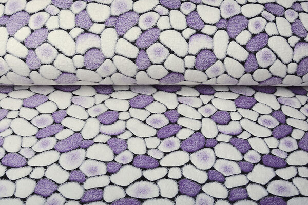 Coral Fleece Flagstones Lila Coral Fleece Flagstones Lila