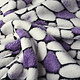 Coral Fleece Flagstones Purple