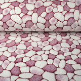 Coral Fleece Flagstones Wijnrood Coral Fleece Flagstones Wijnrood