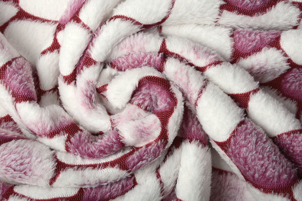 Coral Fleece Flagstones Wijnrood Coral Fleece Flagstones Wijnrood