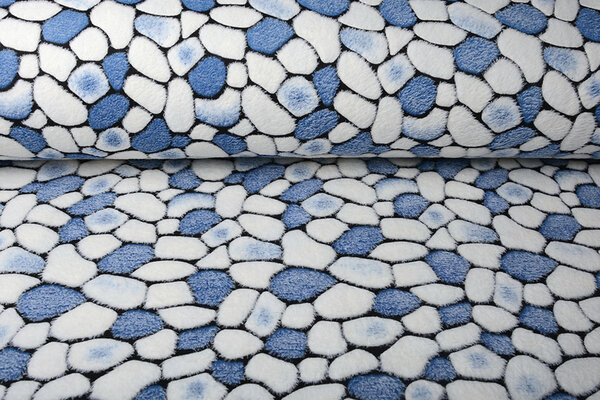 Coral Fleece Flagstones Blau Coral Fleece Flagstones Blau
