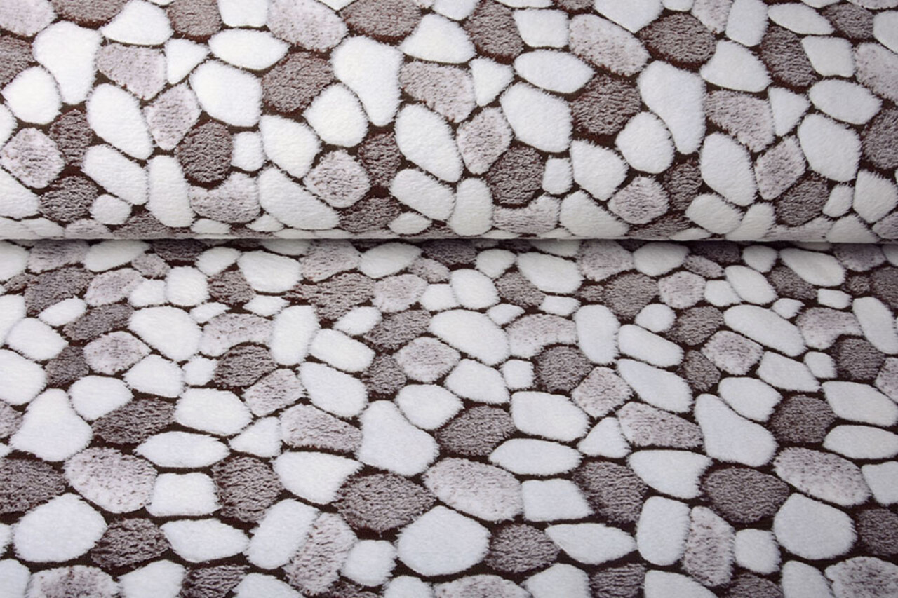 Coral Fleece Flagstones Bruin Coral Fleece Flagstones Bruin