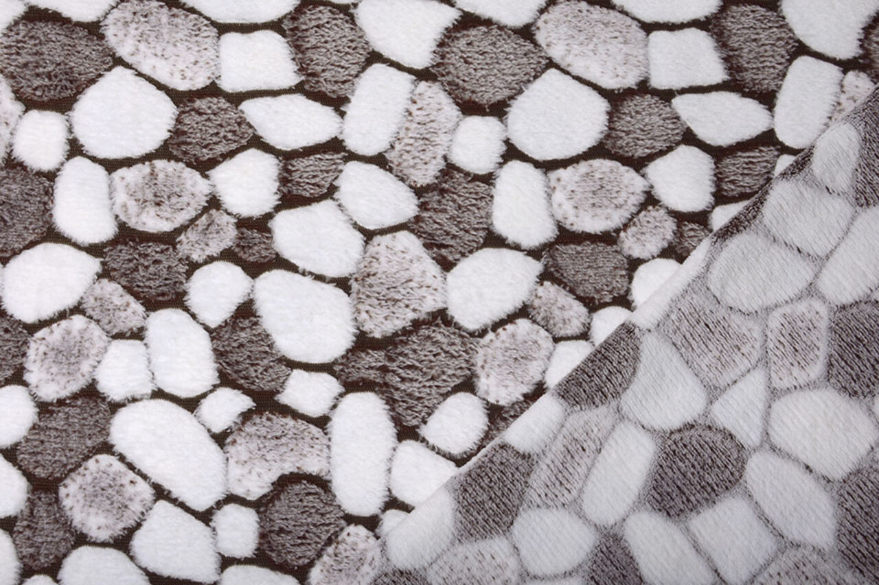 Coral Fleece Flagstones Bruin Coral Fleece Flagstones Bruin