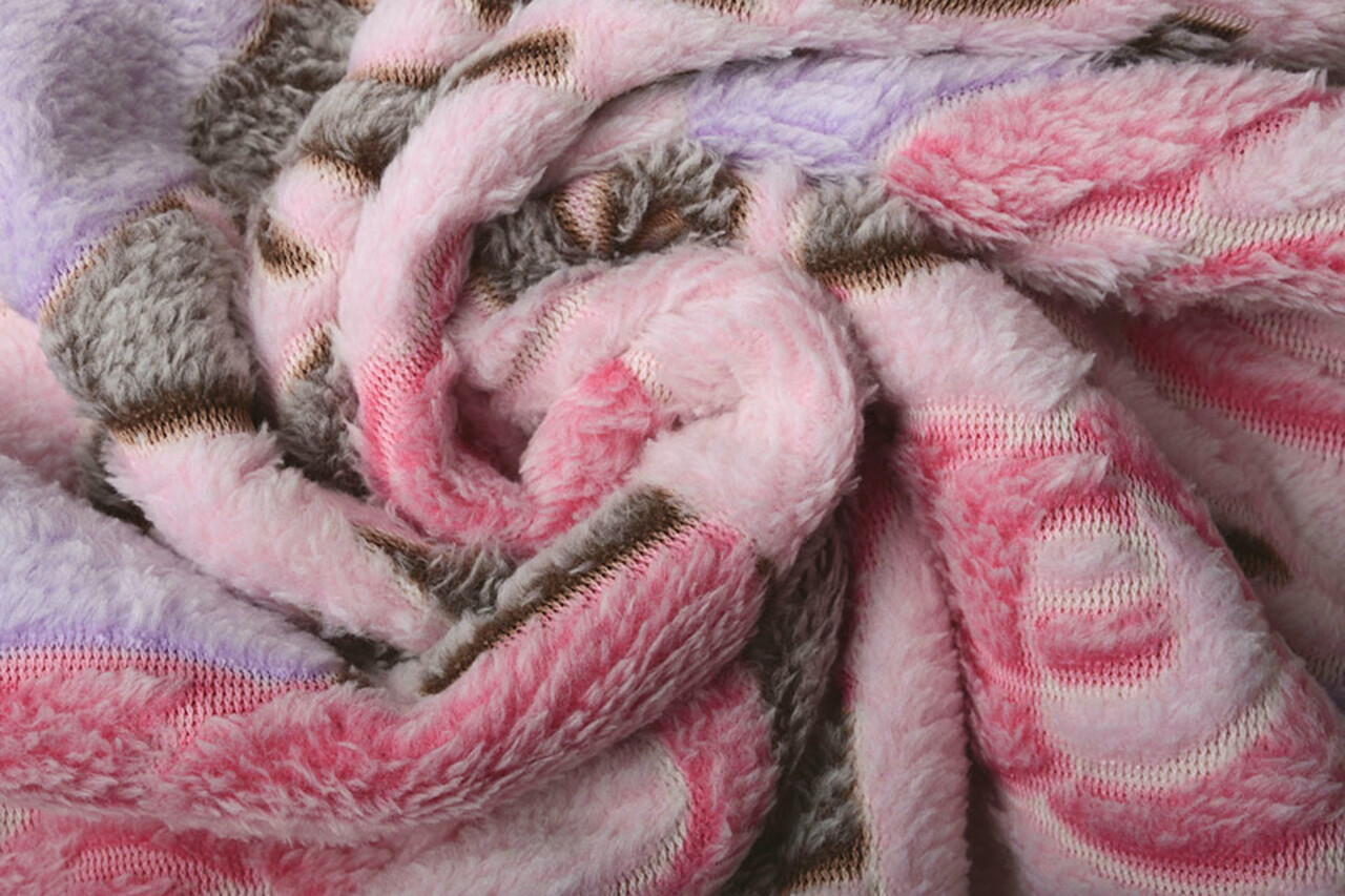 Coral Fleece Grote Rozen Coral Fleece Grote Rozen