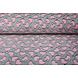 Pile Corallo Rosa Cuoricini Grigio Pile Corallo Rosa Cuoricini Grigio