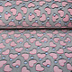 Coral Fleece Pink Hearts Grey