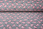 Coral Fleece Pink Hearts Grey