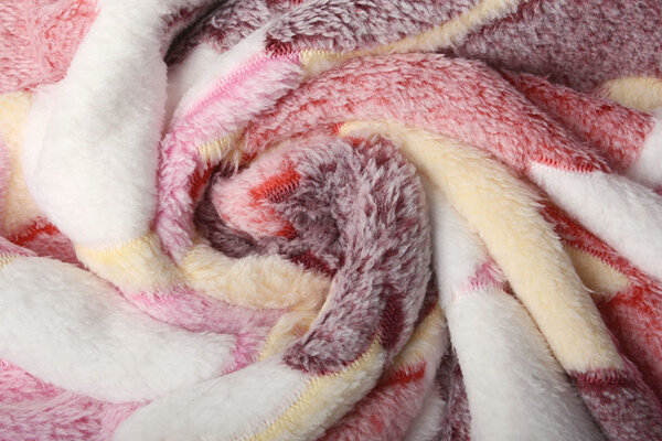 Coral Fleece Große Blumen Rot Coral Fleece Große Blumen Rot