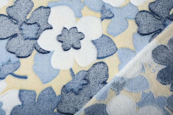 Coral Polar Grandes Flores Azul