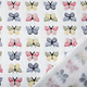 Coral Fleece Butterflies White