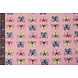 Pile Corallo Farfalle Rosa Pile Corallo Farfalle Rosa